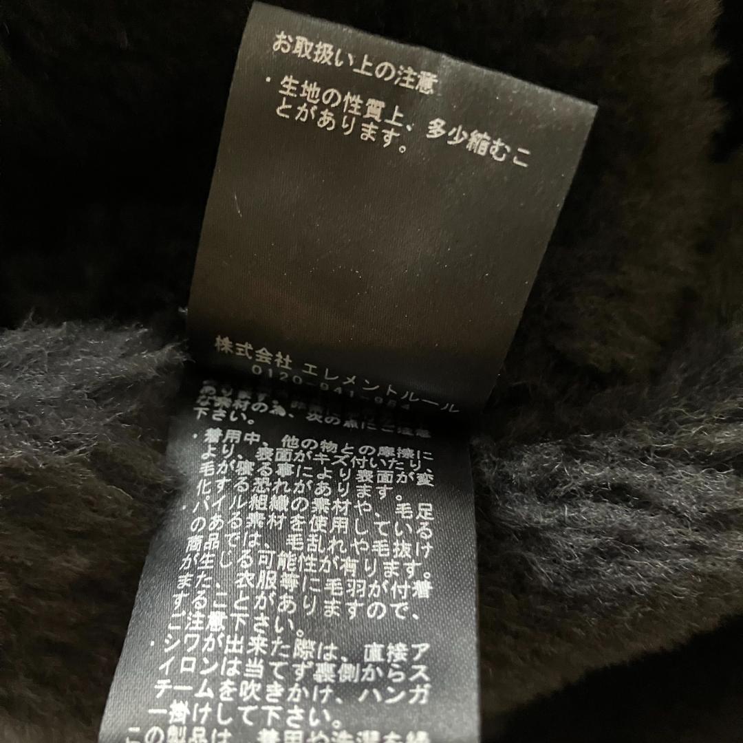 極美品◎23AW カオス ウールボアダブルコート スミクロ フリー