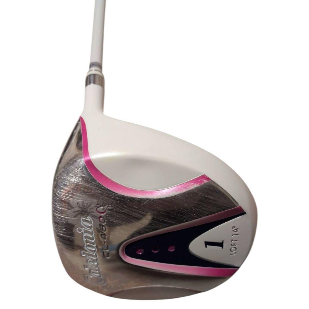 美品 カレドニア レディースゴルフフルセット CL-460α バッグ付き 10本