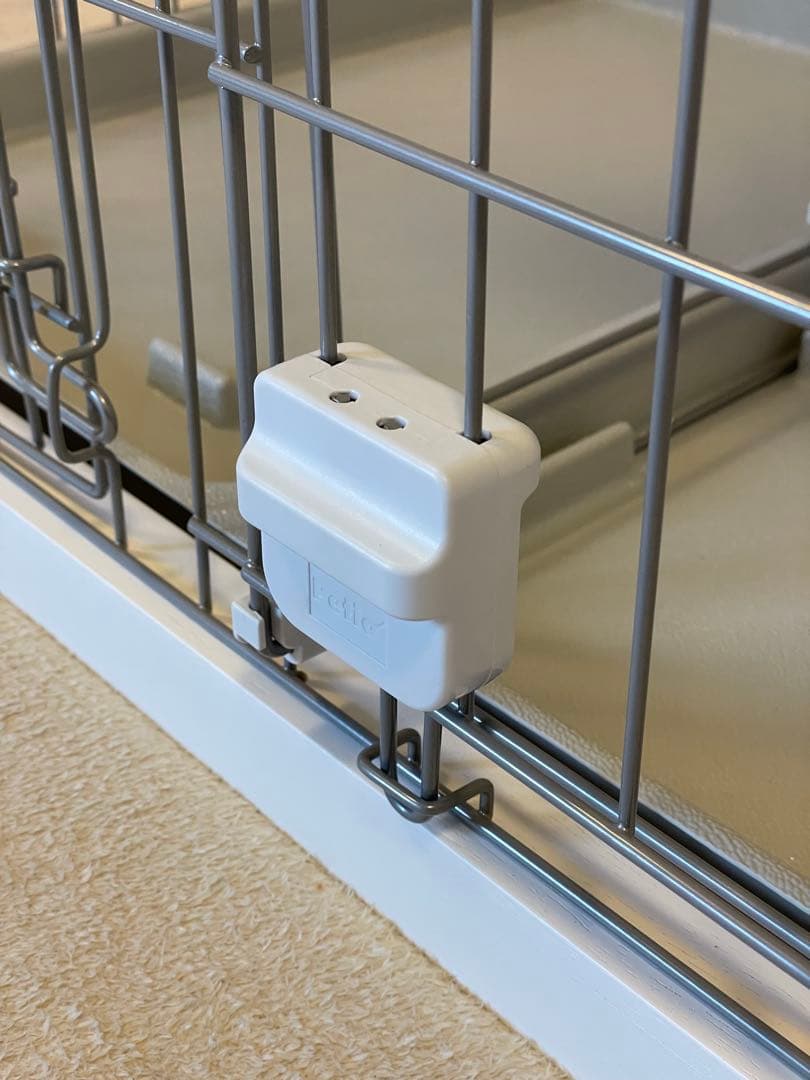 【美品】ペティオ トイレのしつけが出来るドッグサークル レギュラー 白 屋根付き