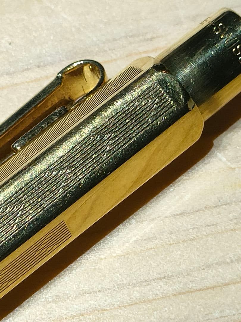 カランダッシュ　Ecridor　エクリドール シェブロン ゴールド ボールペン