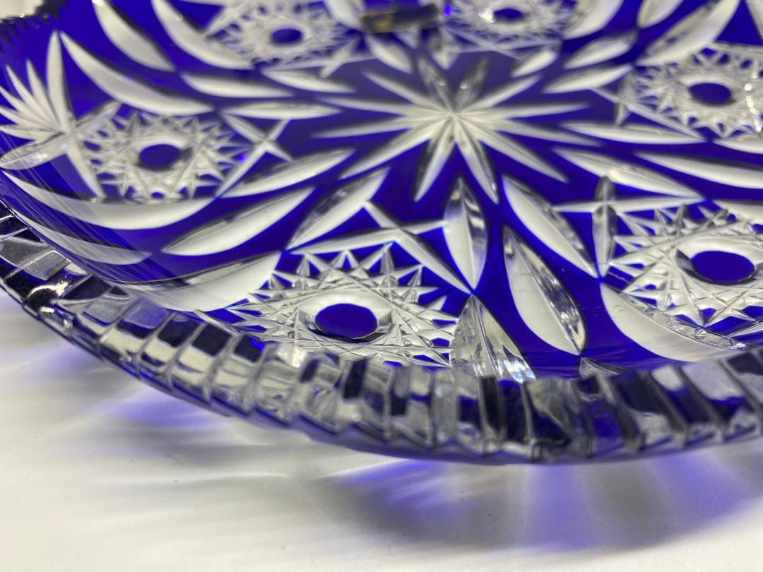 旧東ドイツ製　切子　Lausitzer Glas