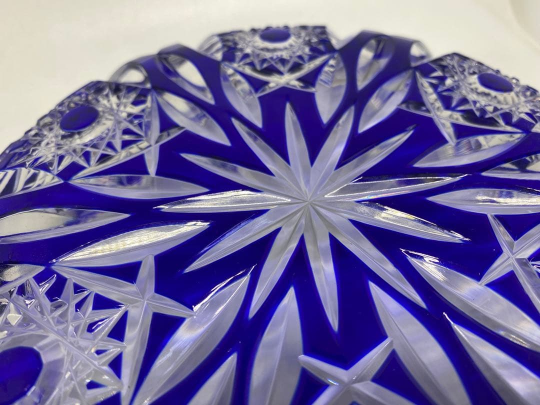 旧東ドイツ製　切子　Lausitzer Glas