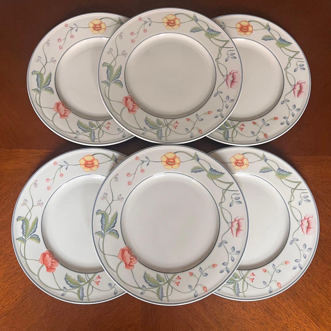 【ドイツビンテージ】ビレロイ＆ボッホ★アルベルティーナ★デザート皿　4枚