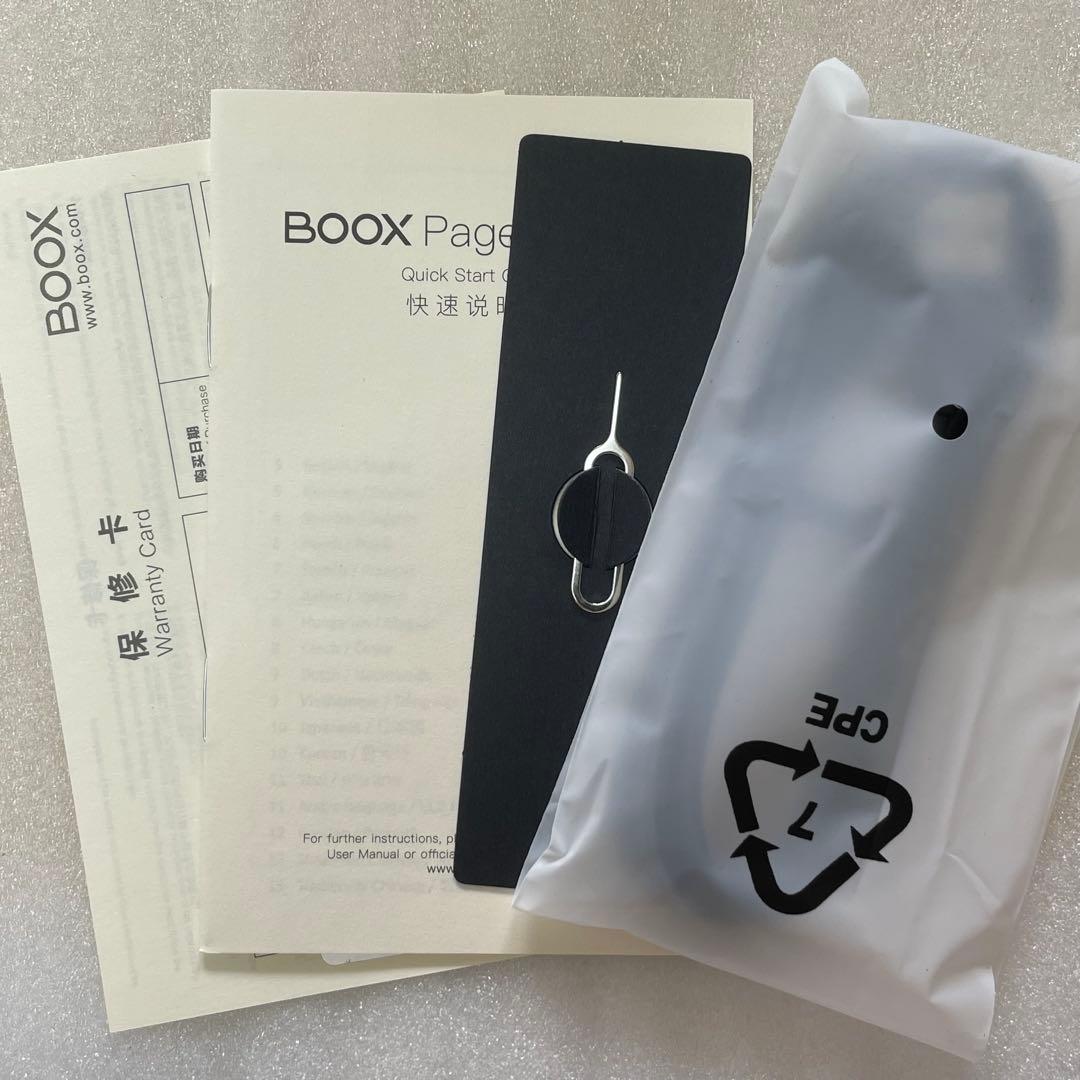 BOOX PAGE 難あり