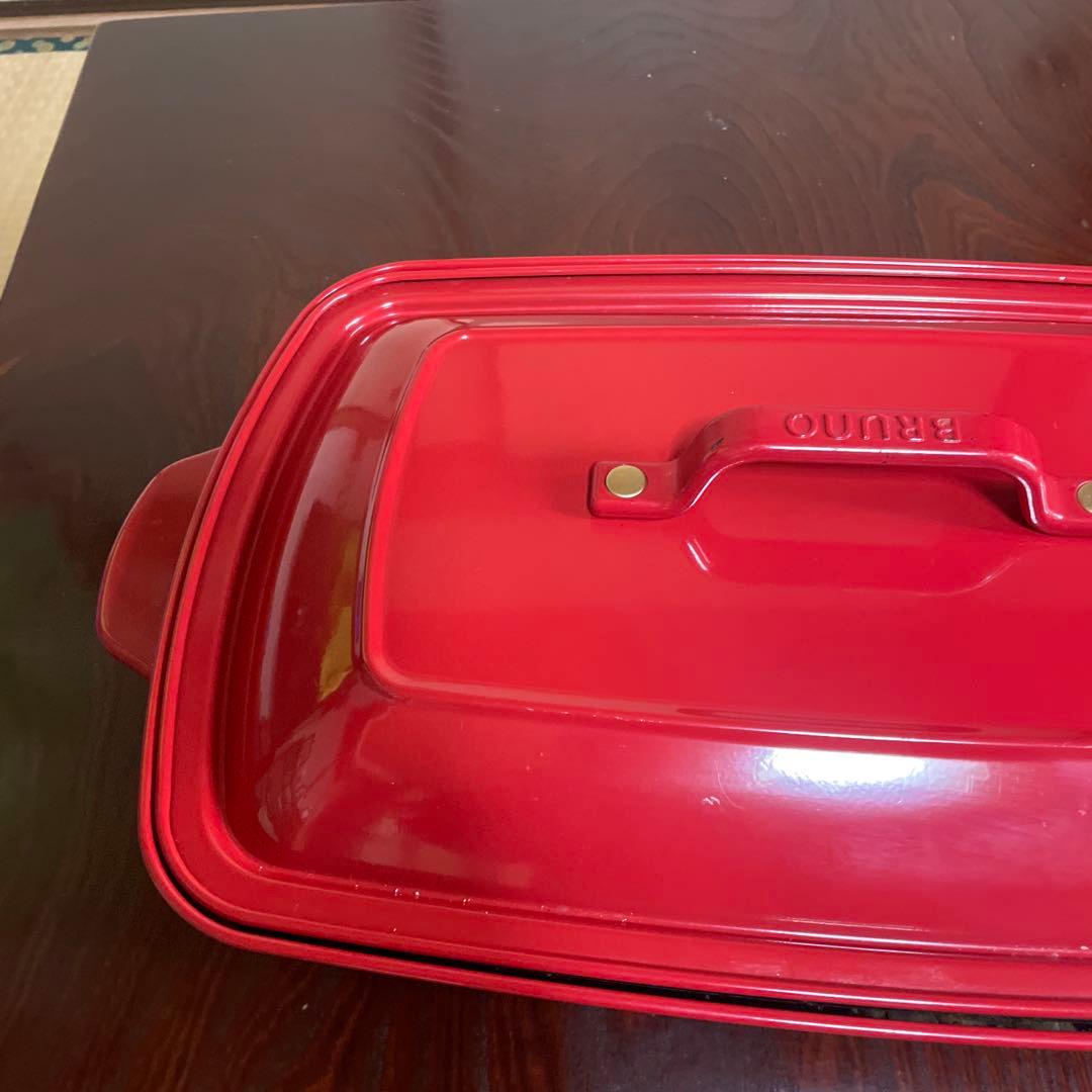 BRUNO ホットプレートグランデサイズ BOE026-RD レッド