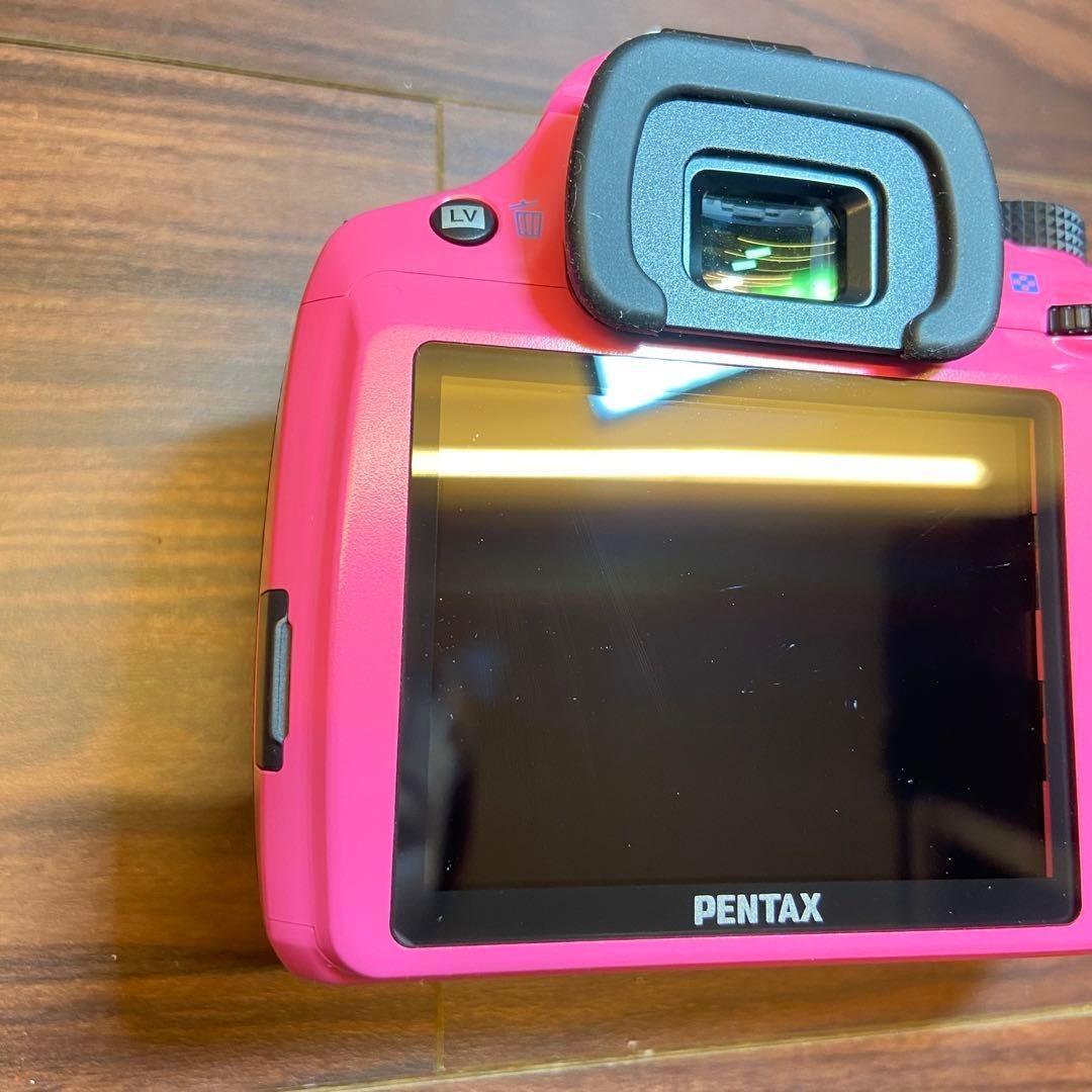 PENTAX K-50 ダブルズームキット ピンク ほぼ新品 4644