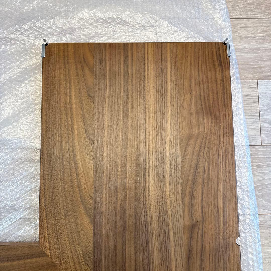 無印良品ステンレスユニットシェルフ・追加棚・コーナータイプ／WN材 幅８４ｃｍ