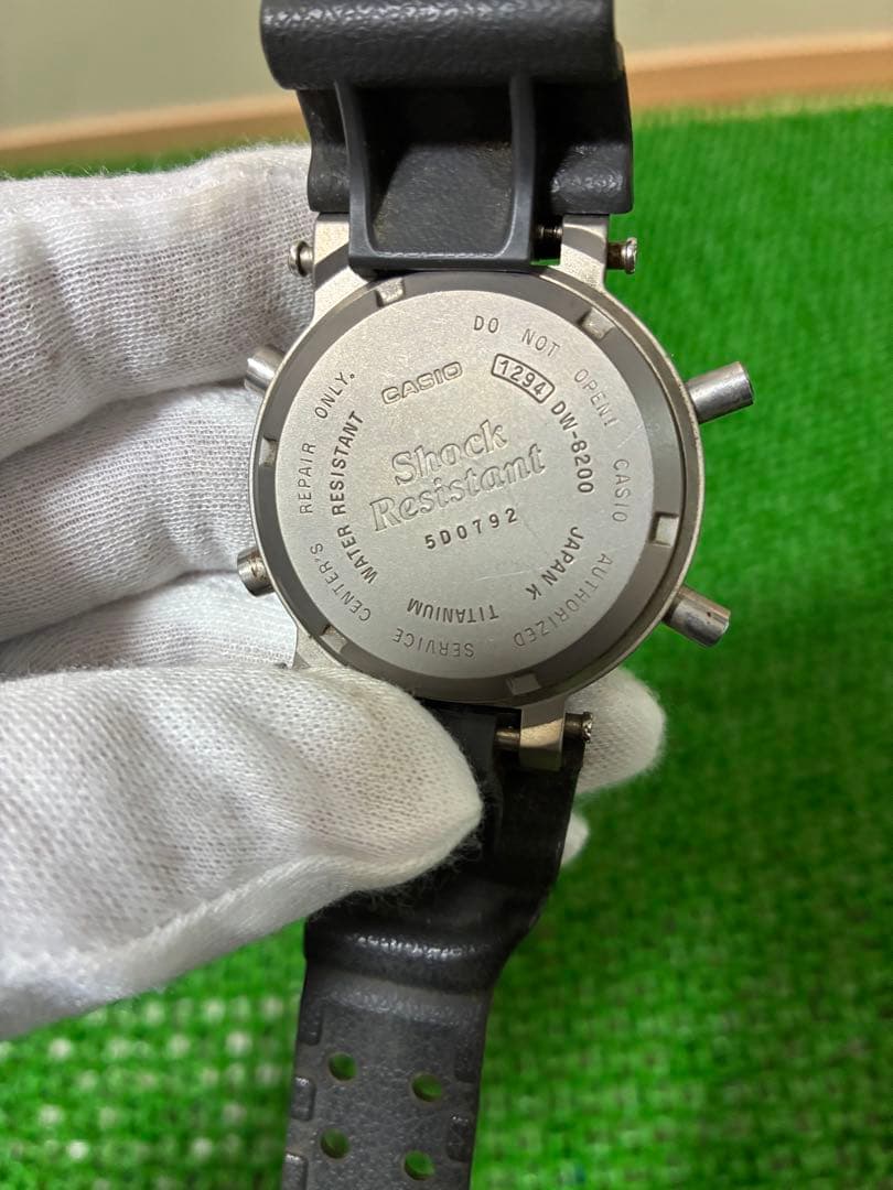 カシオ CASIO G-SHOCK DW-8200 電池切れ