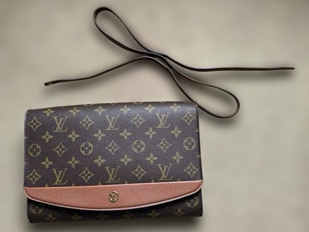 美品ルイヴィトン ボルドー M51797 2WAY ショルダー&クラッチバッグ