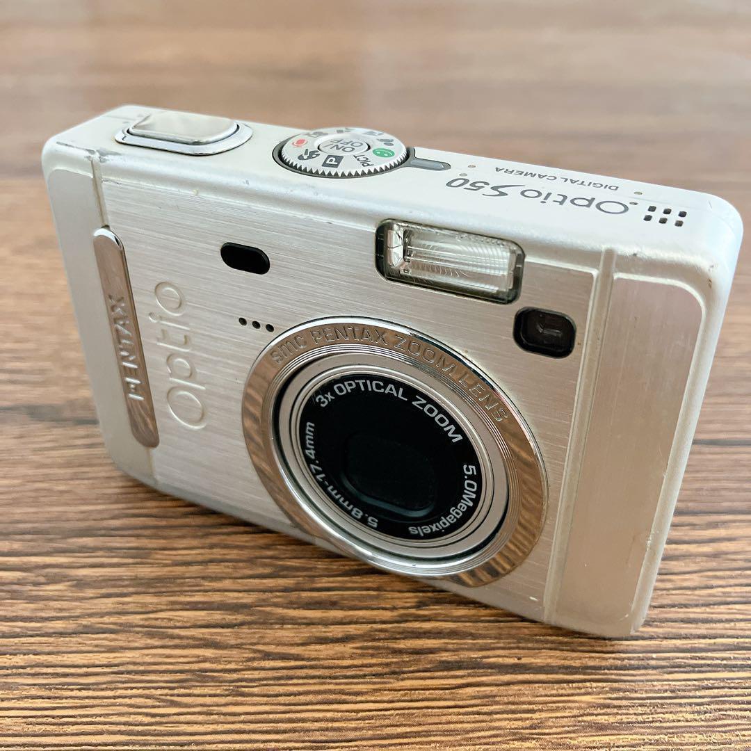 PENTAX Optio S50 デジカメ　動作確認済　単三電池　スマホ転送