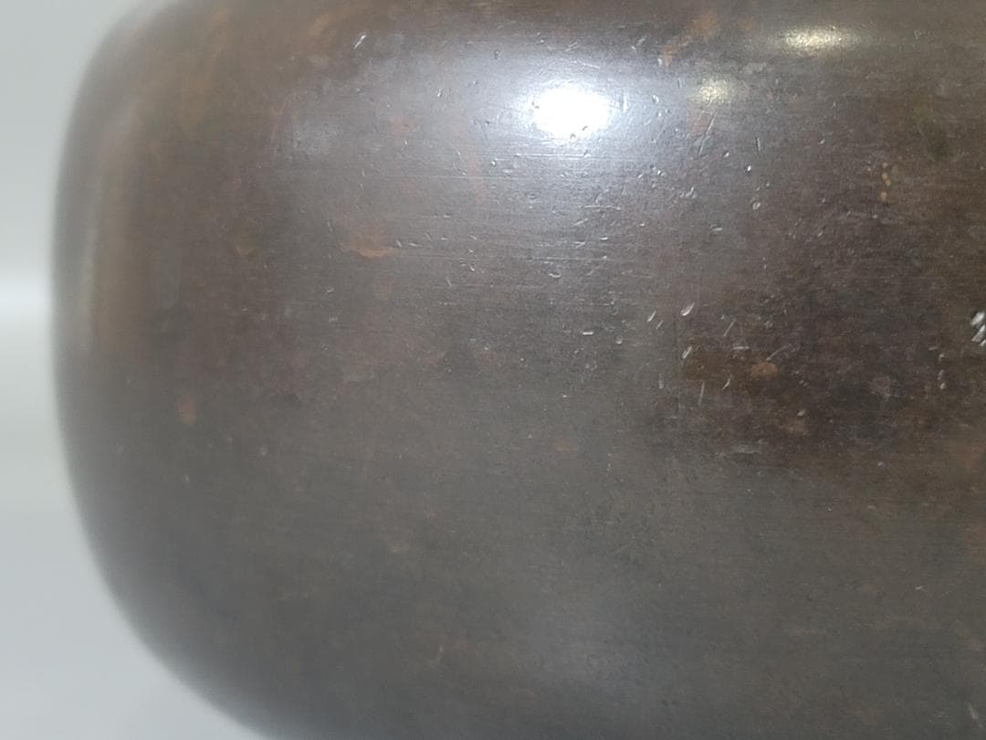 DT712 古銅 水注 瓶 時代物