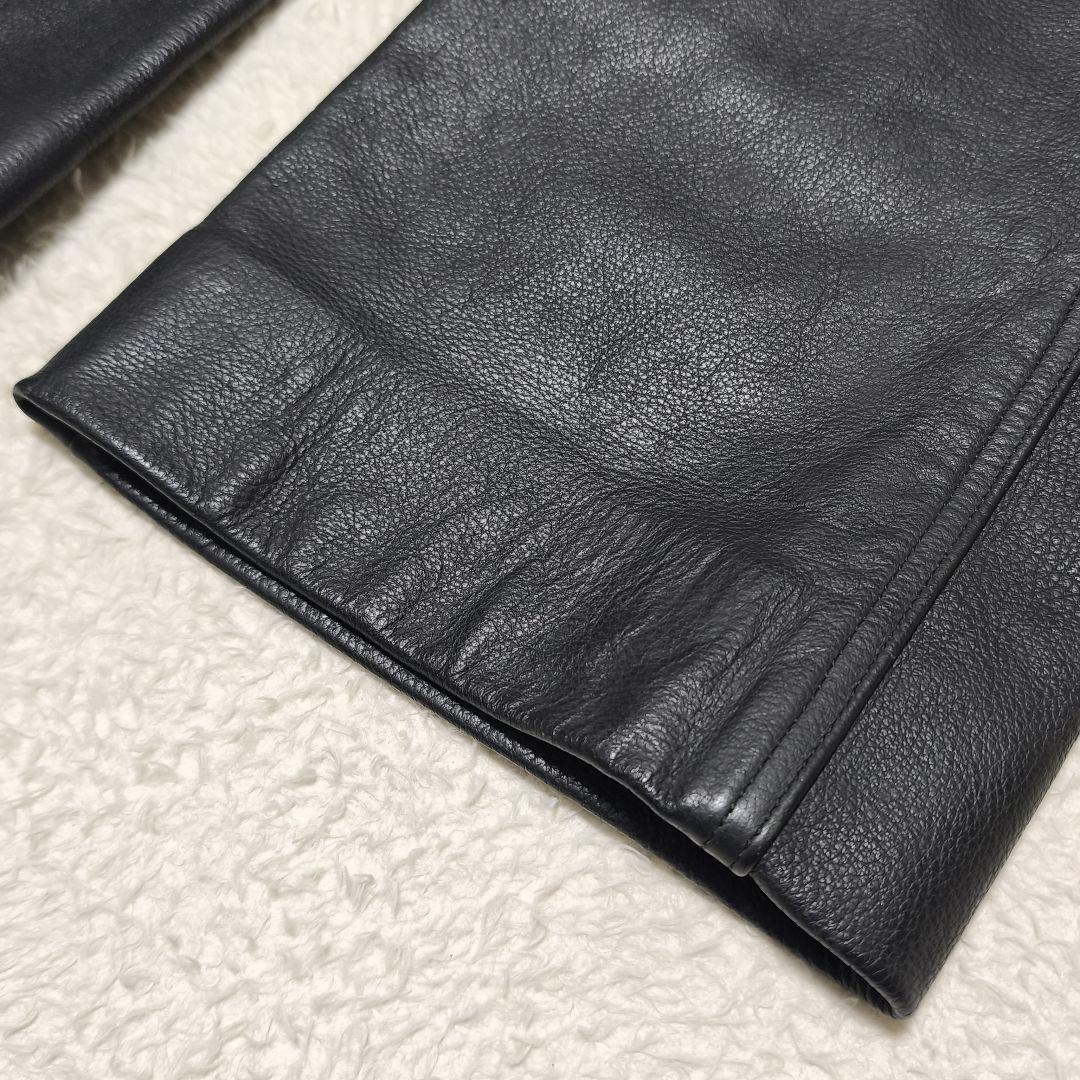 【ソースーンソイ】SRPレザーパンツ ライダースパンツ 本革 ブラック黒