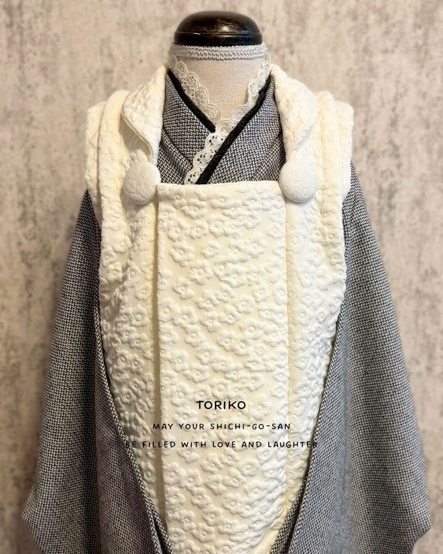 ［即納］三歳 七五三 衣装 着物 被布 ハンドメイド着物 753