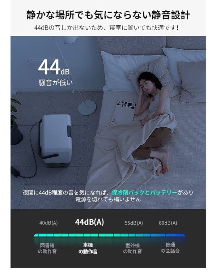 ポータブル　車載冷蔵庫　F40C4TMP　車中泊　アウトドア　15L