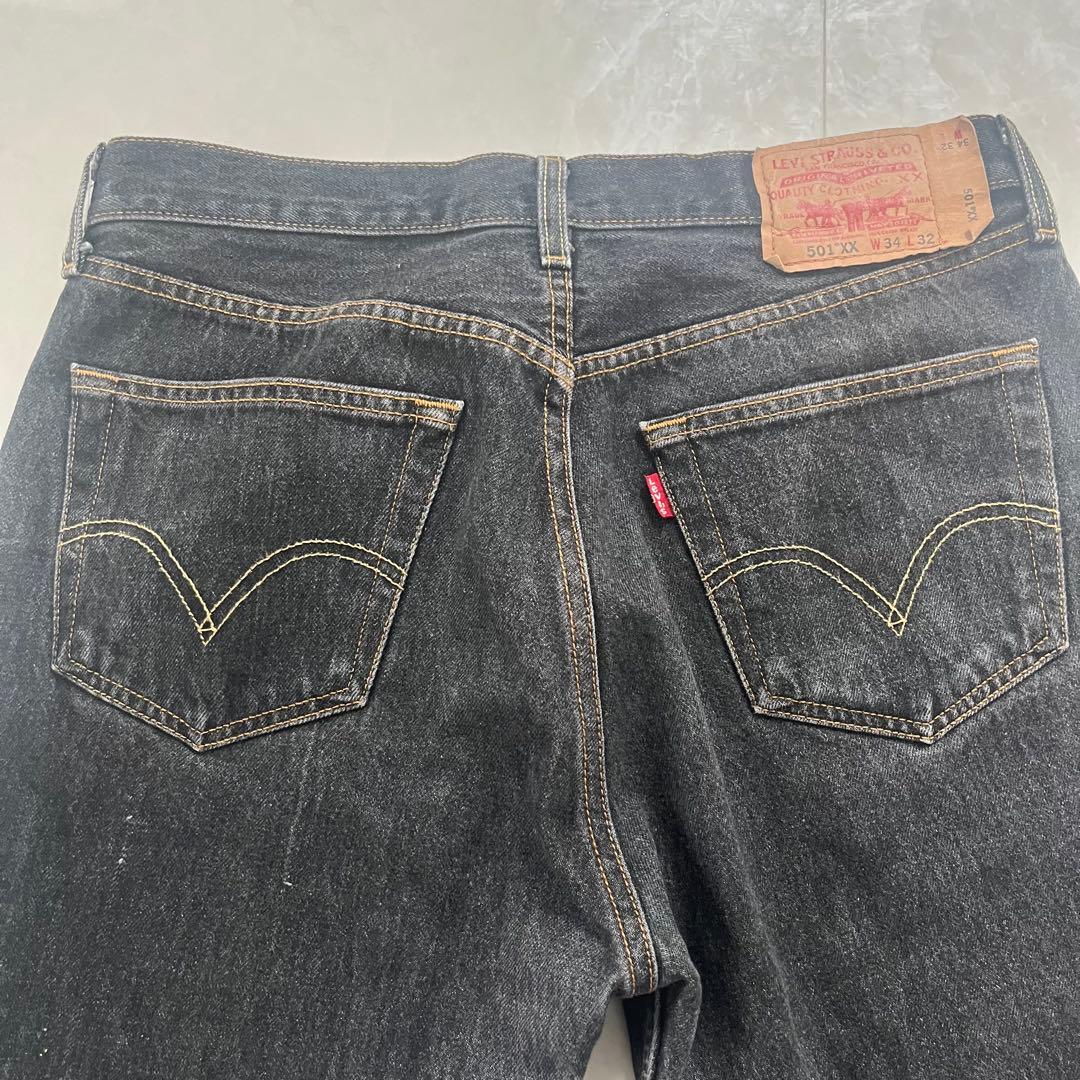Levi’s 501XX ブラックデニム W34 L32 メキシコ製 リーバイス