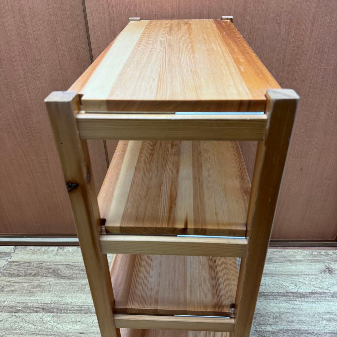 無印良品　パイン材ユニットシェルフ小　 約幅58×奥行26×高さ83cm