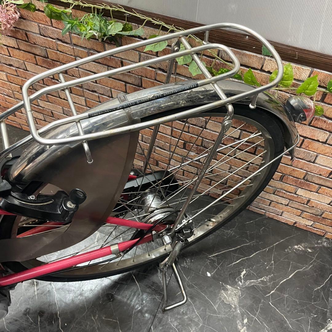 【87】電動自転車 Panasonic vivi DX ピンクレッド