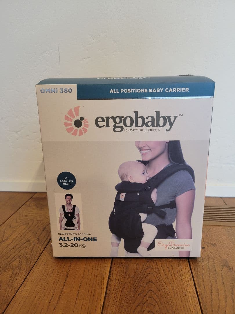 エルゴベビー オムニ360 クールエア メッシュ オニキスブラッ 付属品あり