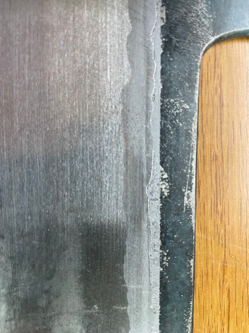 信州打ち刃物　蕎麦切り包丁　畑山充吉作　34cm