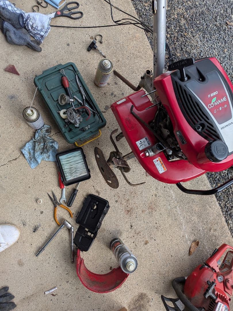 Honda こまめ　F220　管理機　高年式　整備実演済み　自宅軽トラ配達可能
