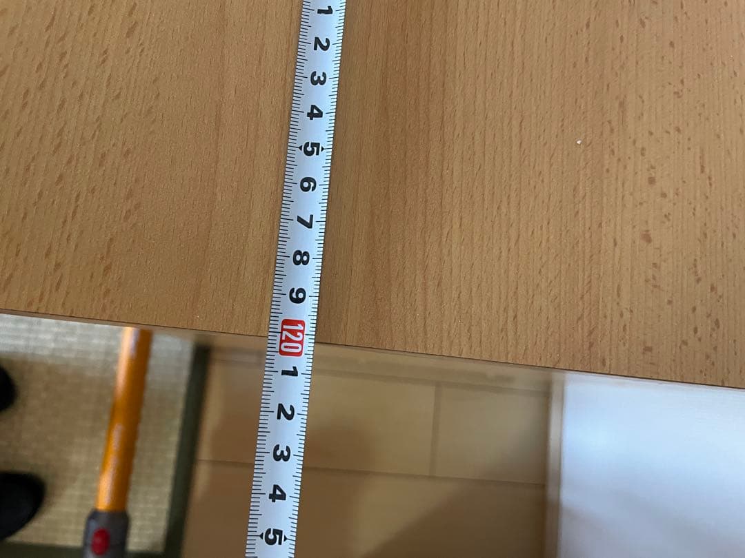 JJ　ナチュラル木製デスク 引き出し付き