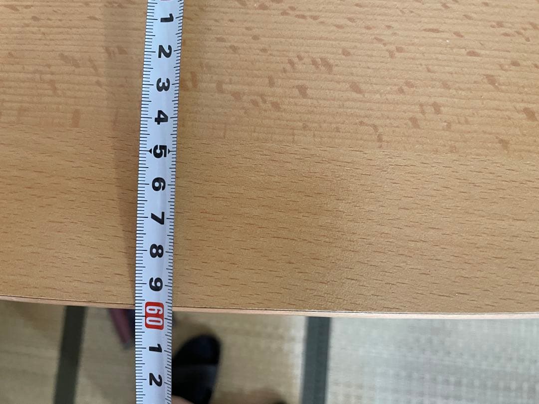 JJ　ナチュラル木製デスク 引き出し付き