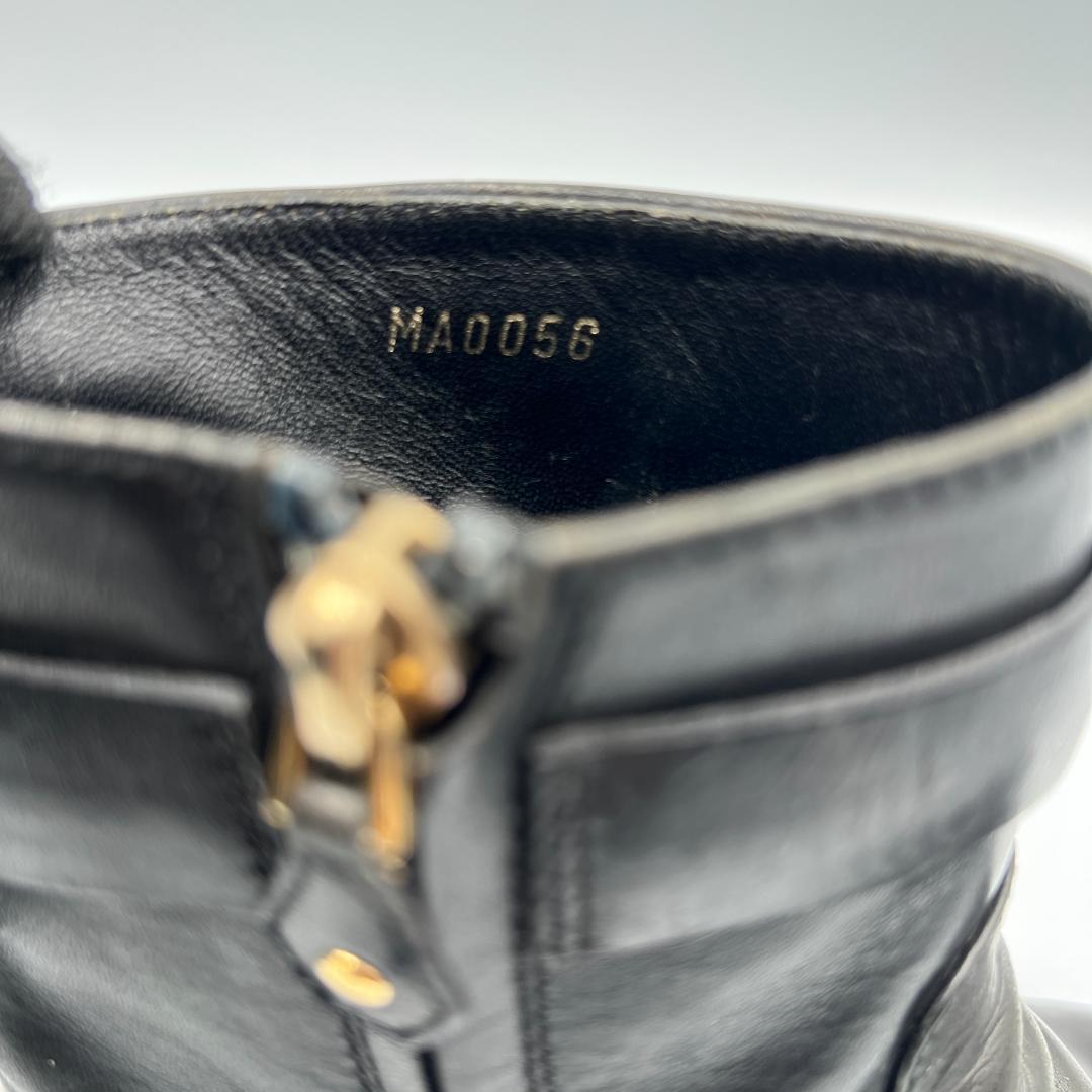 【綺麗】ルイヴィトン ショートブーツ モノグラムフラワー 23.5cm LVロゴ