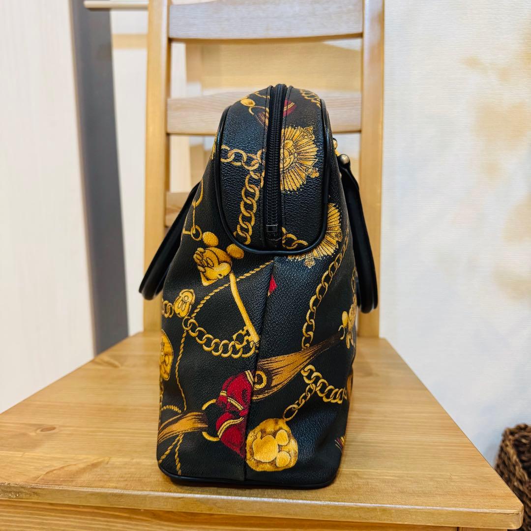 激レア PARTY-PARTY　ディズニー　ミッキー　ハンドバッグ 牛革