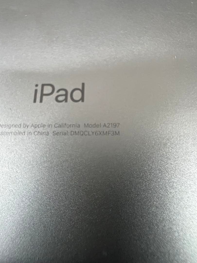 Apple iPad第7世代32Gb Bypass バイパス品　バッテリー93％