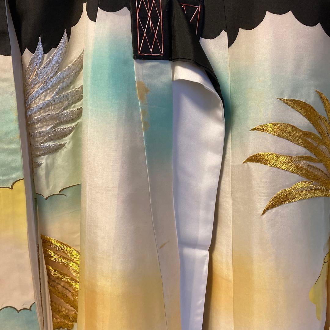 七五三　日本製　羽二重　宮参り　3点セット　5歳用　家紋あり