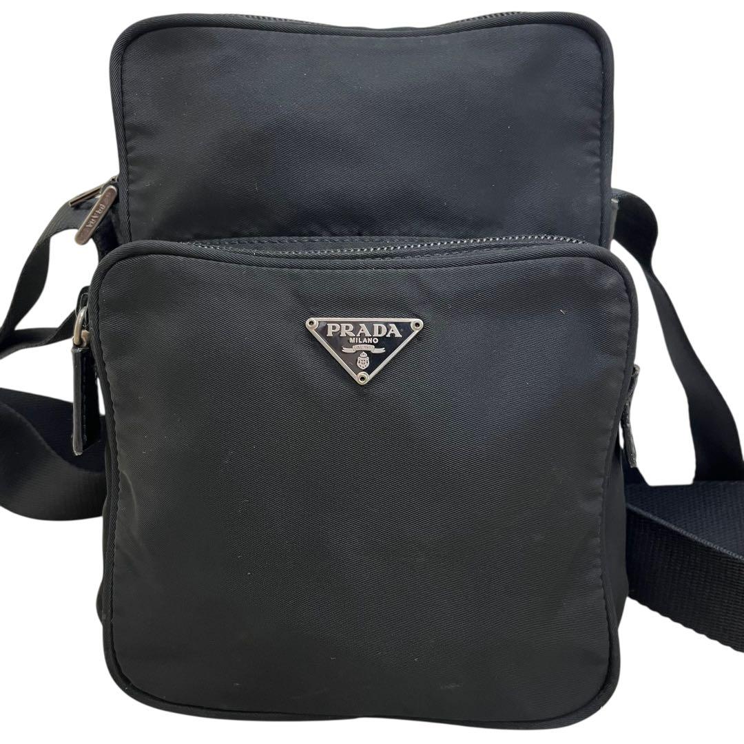 専用　訳あり　プラダ　PRADA ナイロンショルダーバッグ ブラック