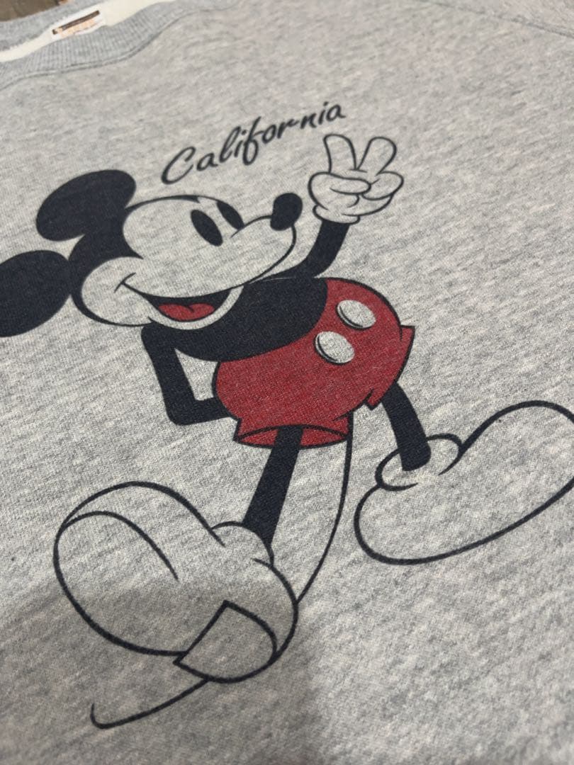 【STANDARD CALIFORNIA】Mickey Mouse両面プリントL
