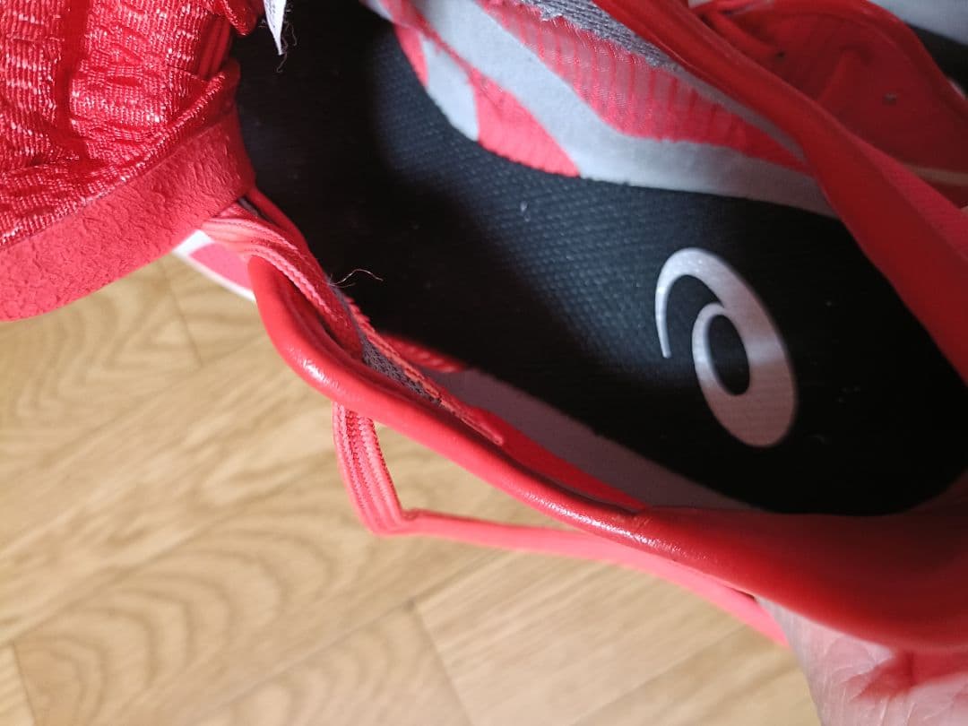 asics COSMORACER LD スパイクシューズ　赤　25　女子　美品