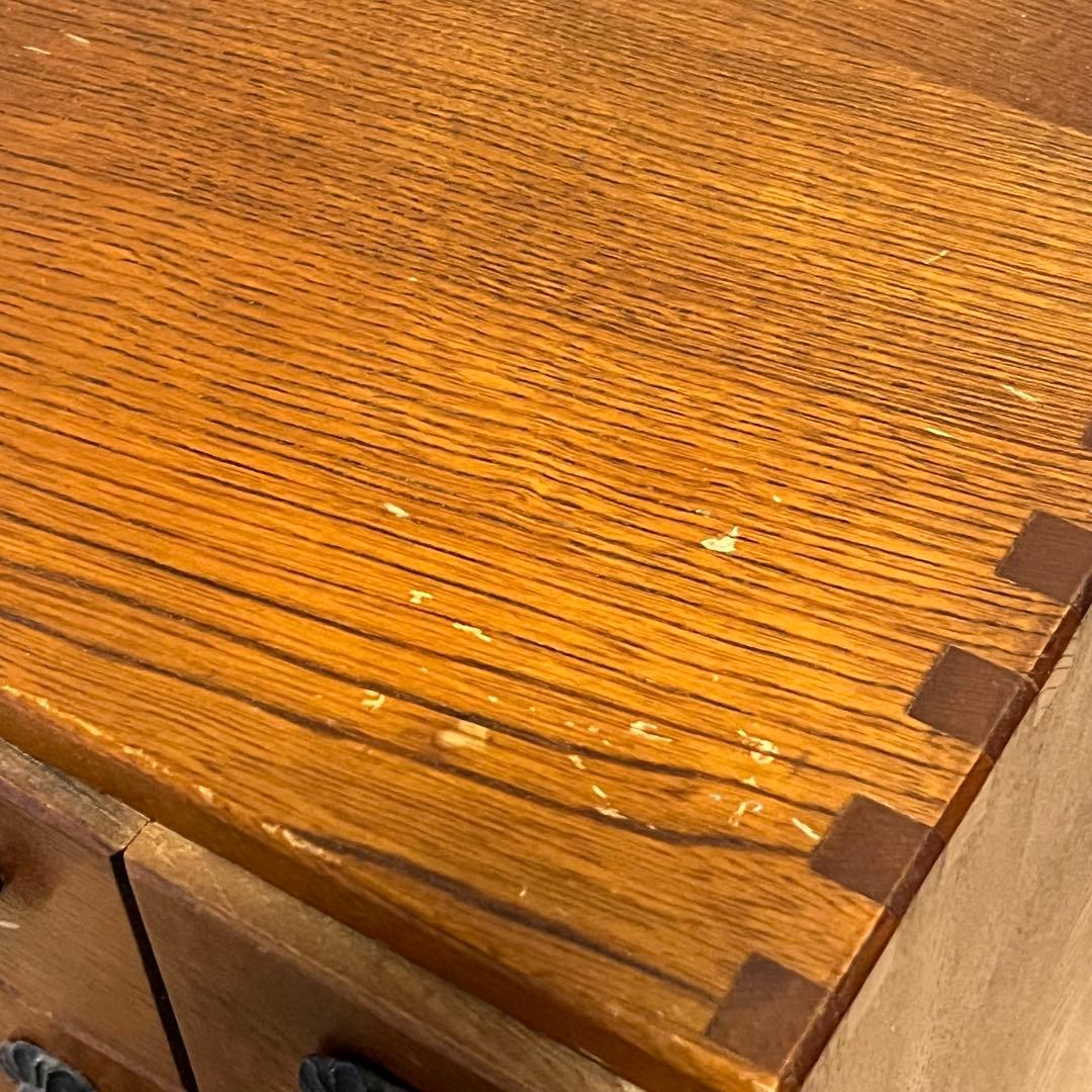 薬棚　薬箪笥　木製　引き出し　アンティーク　レトロ