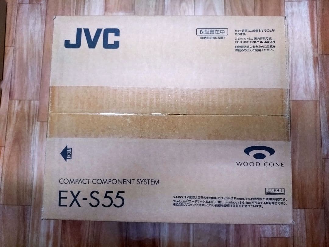 【新品】JVC EX-S55 コンパクトコンポ ブラウン