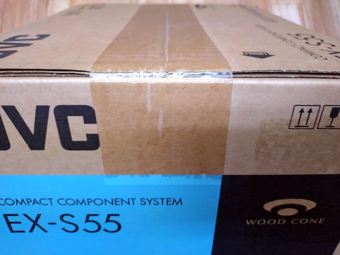 【新品】JVC EX-S55 コンパクトコンポ ブラウン