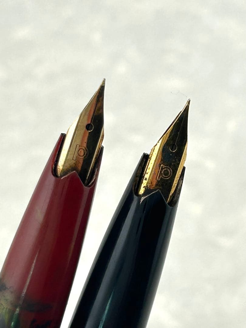 万年筆　デスクペン　パイロット　プラチナ　9点セット　9本