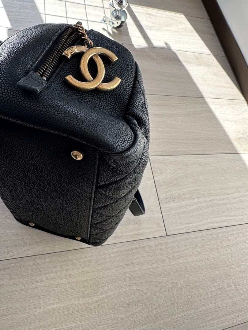 CHANEL キャビアスキン　2wayショルダーバッグ