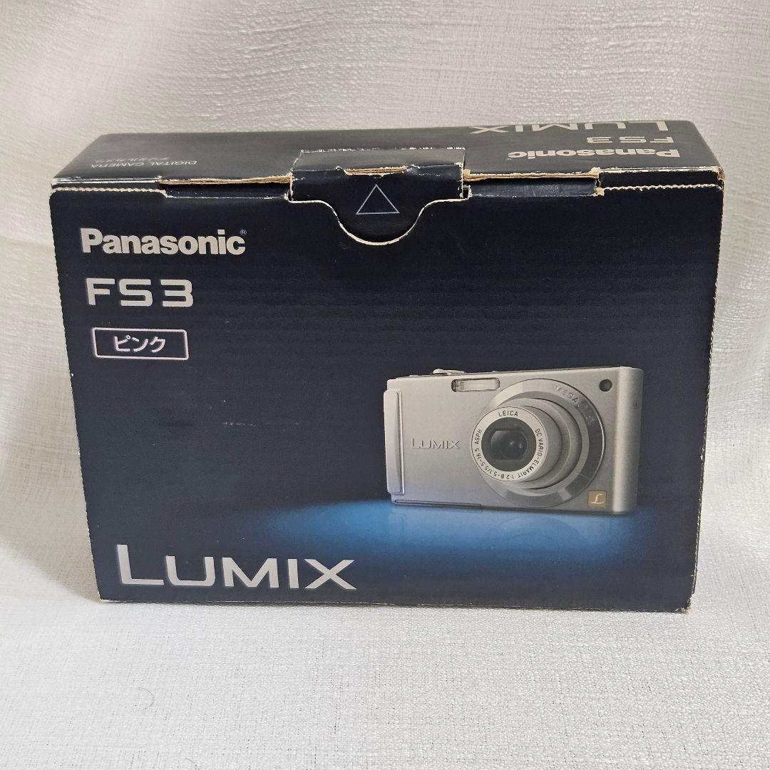 極美品 動作品 Panasonic LUMIX DMC-FS3 ピンク デジカメ