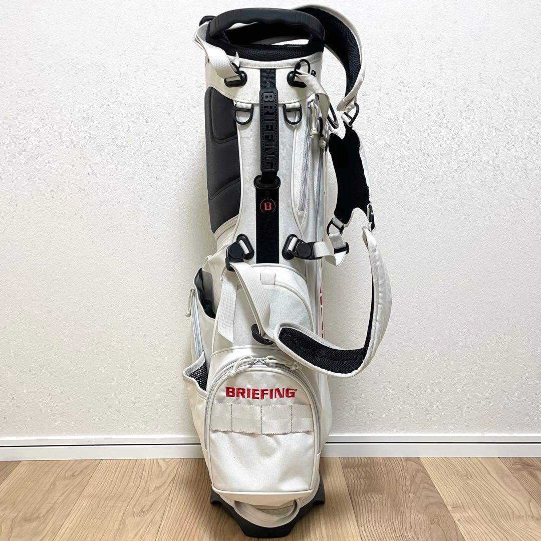 【希少】BRIEFING キャディバッグ CR-4 ホワイト ホリデー 限定 白