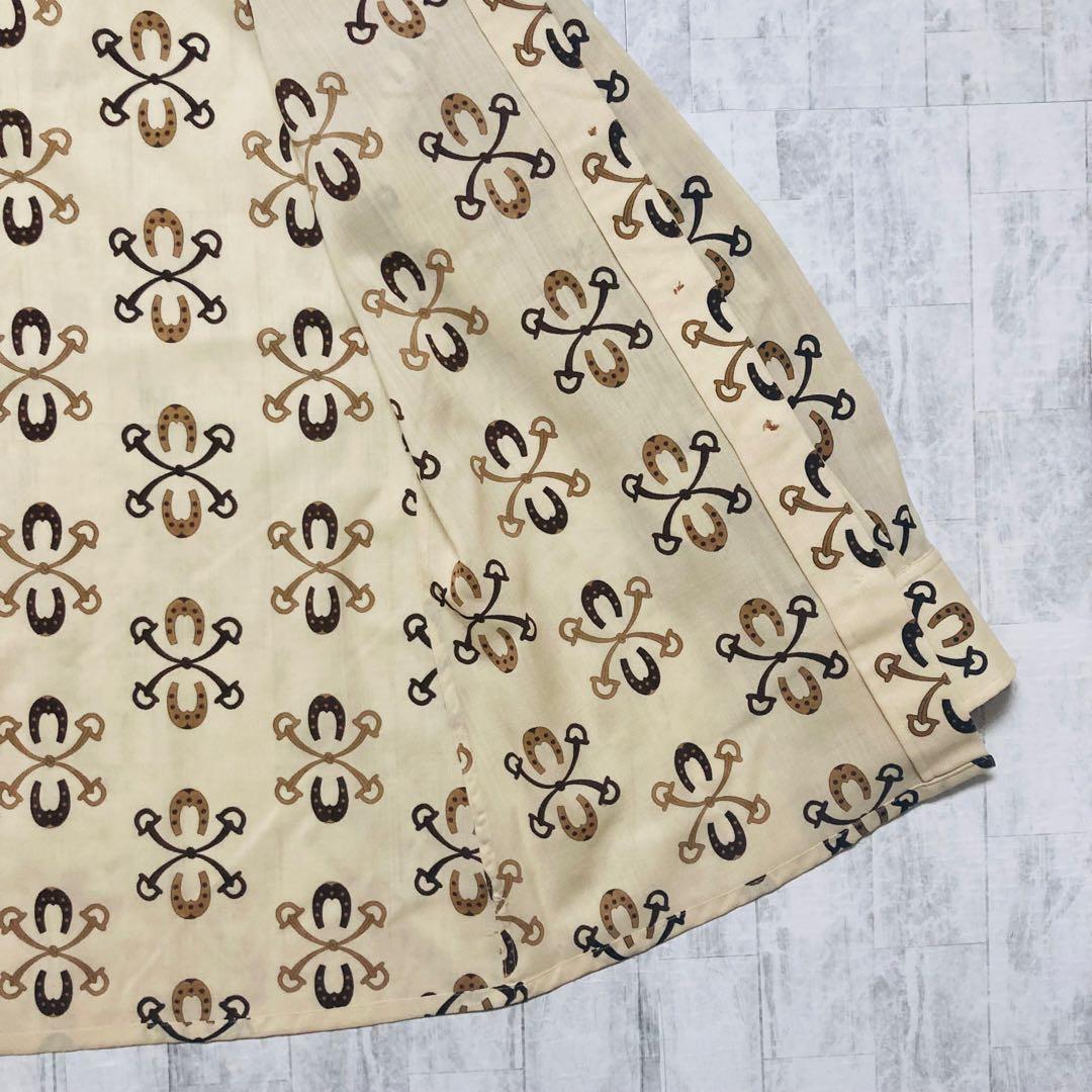 【希少デザイン】GUCCI グッチ GG柄 長袖シャツ 総柄