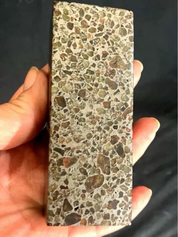 354g セリコ隕石　原石　パラサイト隕石　インゴット