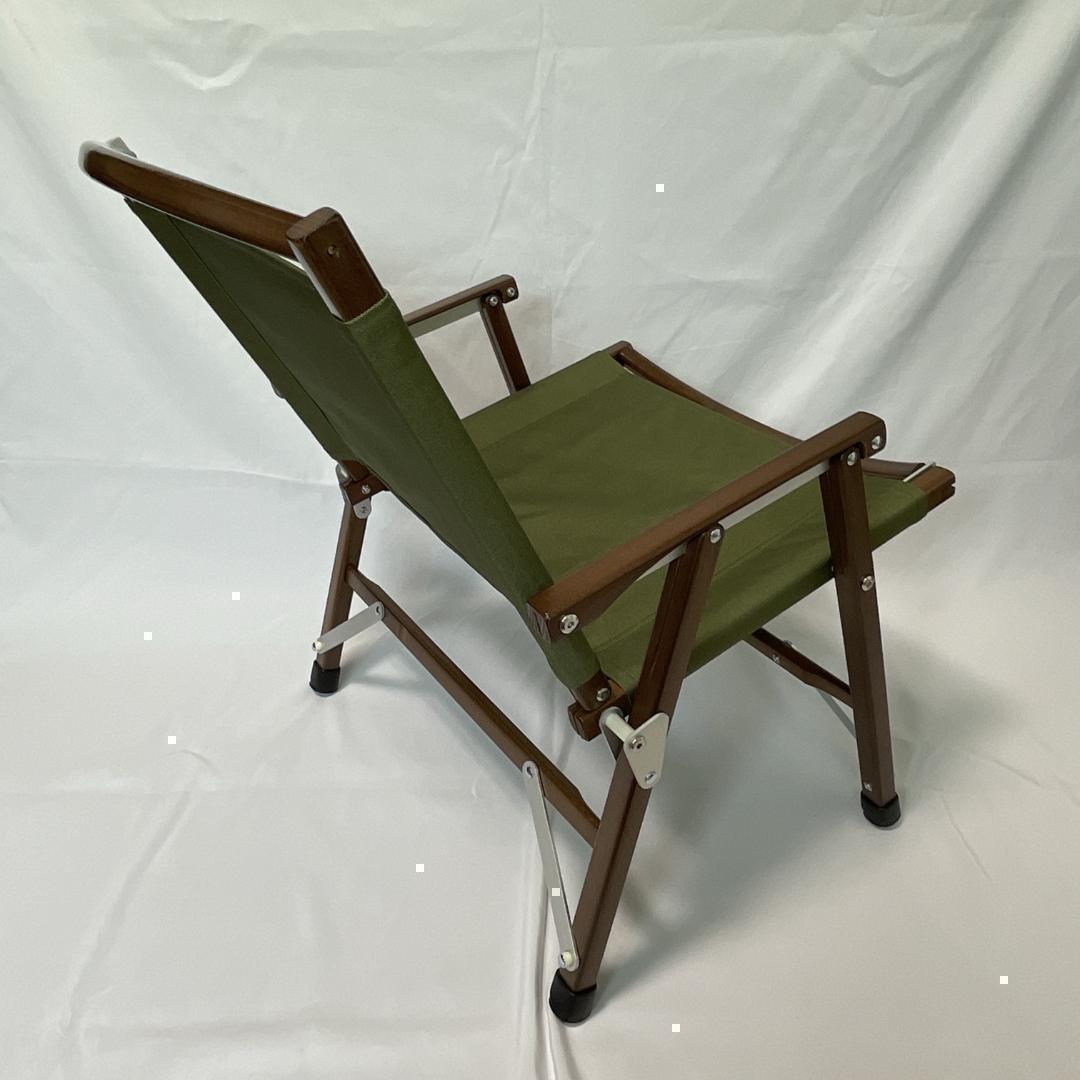 オーク材 カーミットチェア同規格品 ウォールナット カーミット風 グリーン 新品