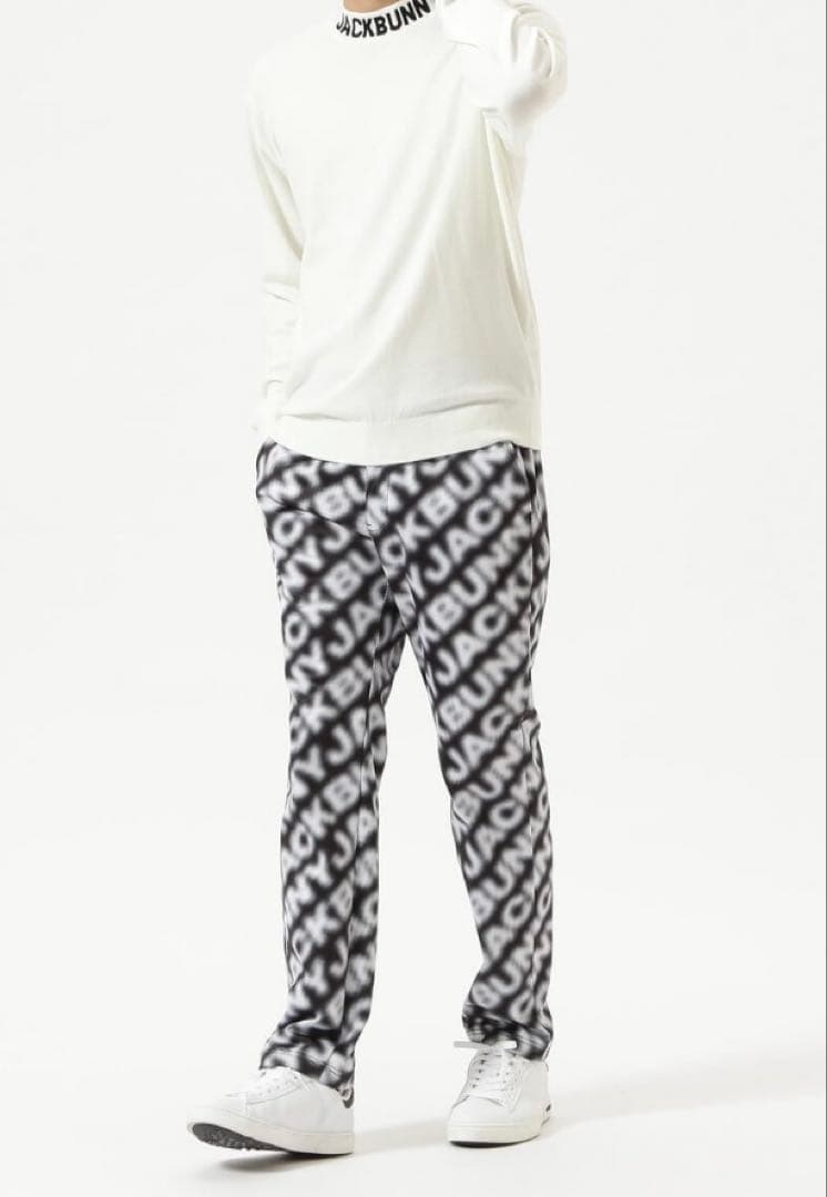 新品 パーリーゲイツ ジャックバニー エアシャット裏フリース防風パンツ(6)LL