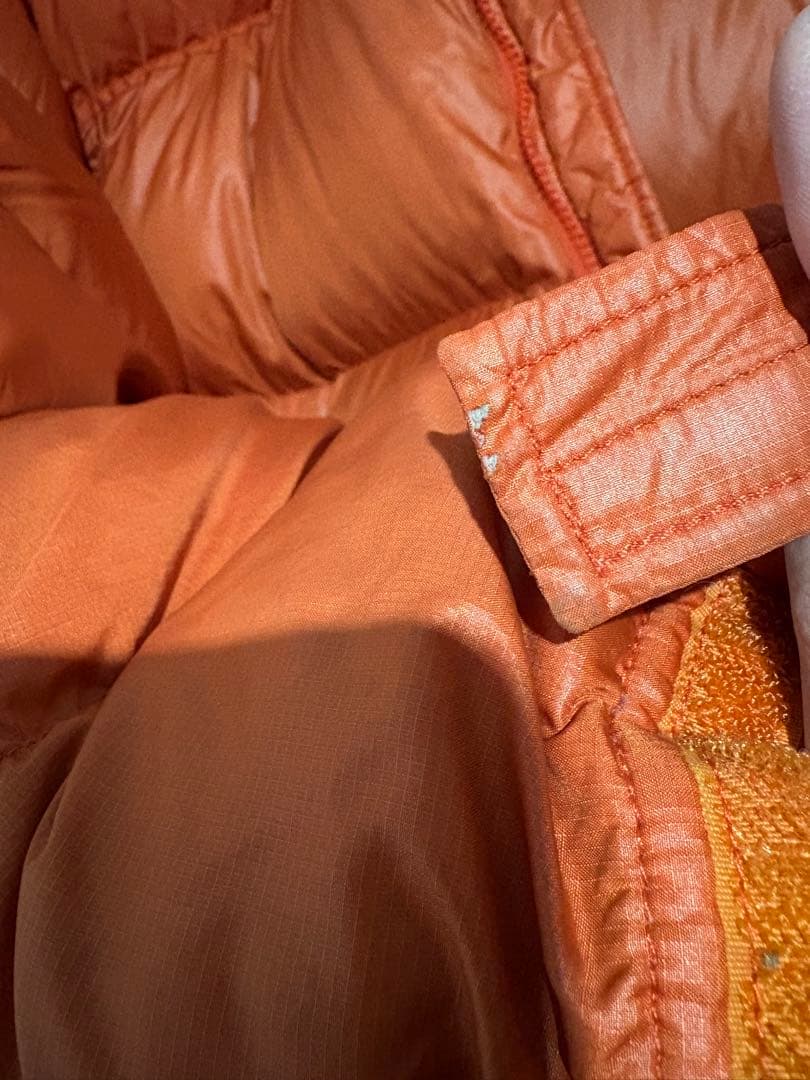 The North Face ヌプシ センターロゴ オレンジ XL