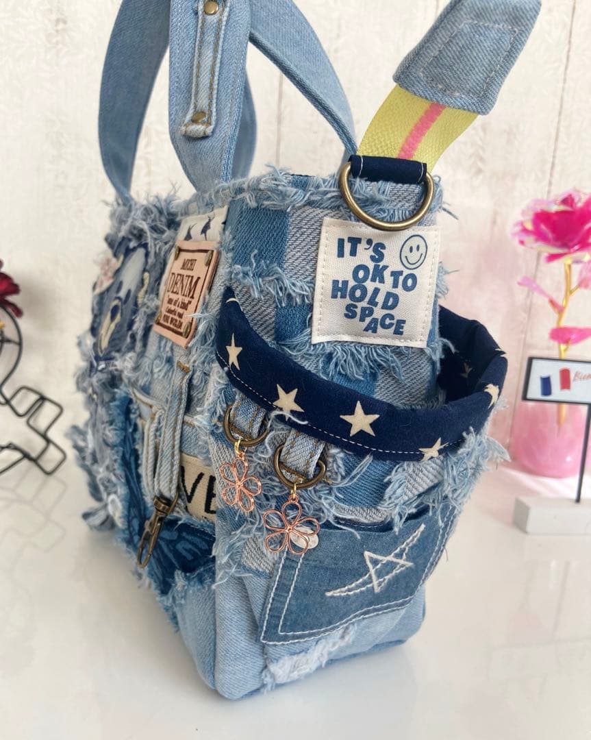 デニムリメイクバックS ストーンデニム