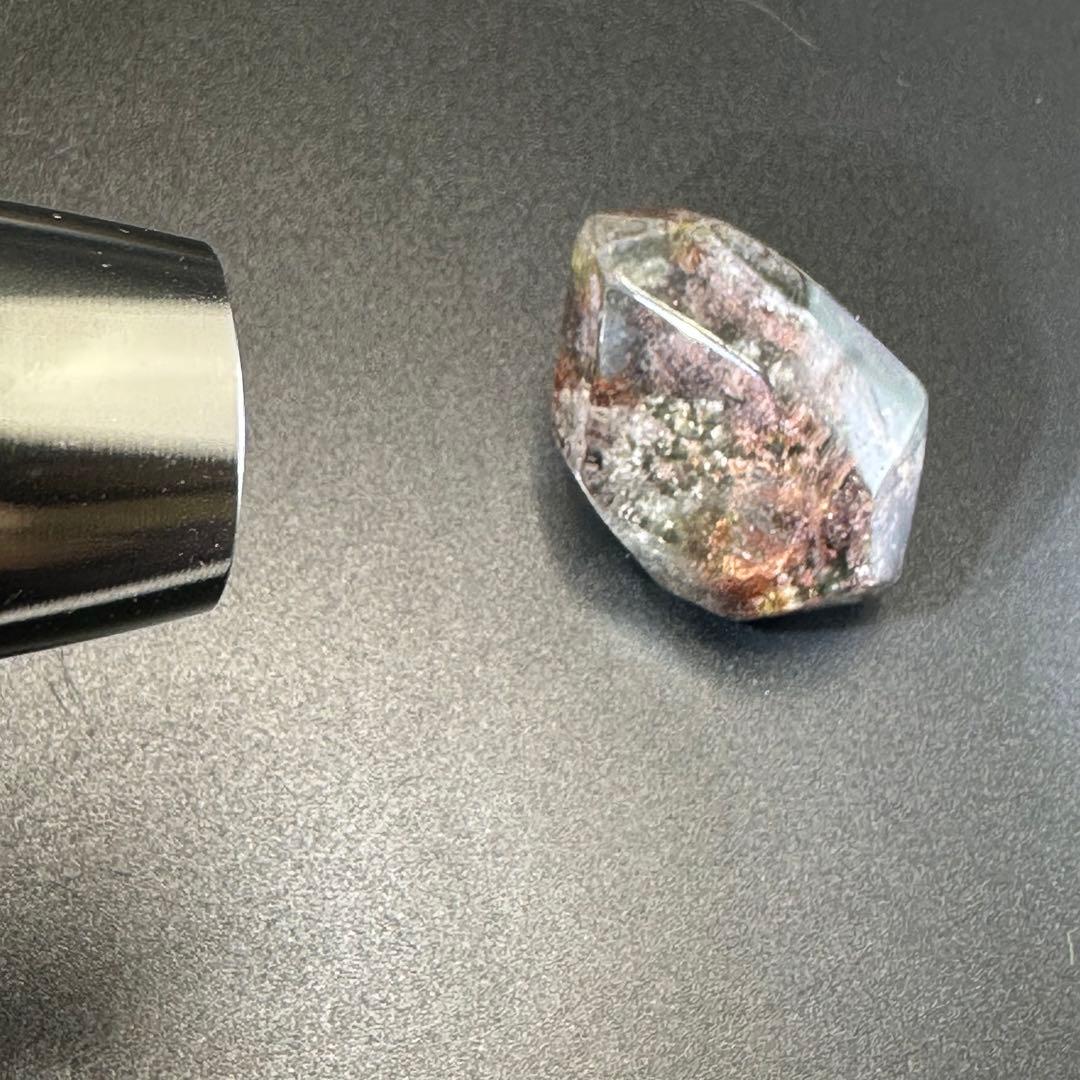 【高品質】ガーデンクォーツピンク緑白茶色四季天然石フリーカット置物花フラワー景色