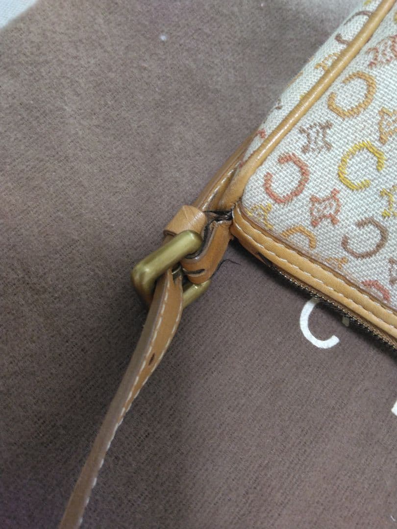 CELINE cマカダム　アクセサリーポーチ