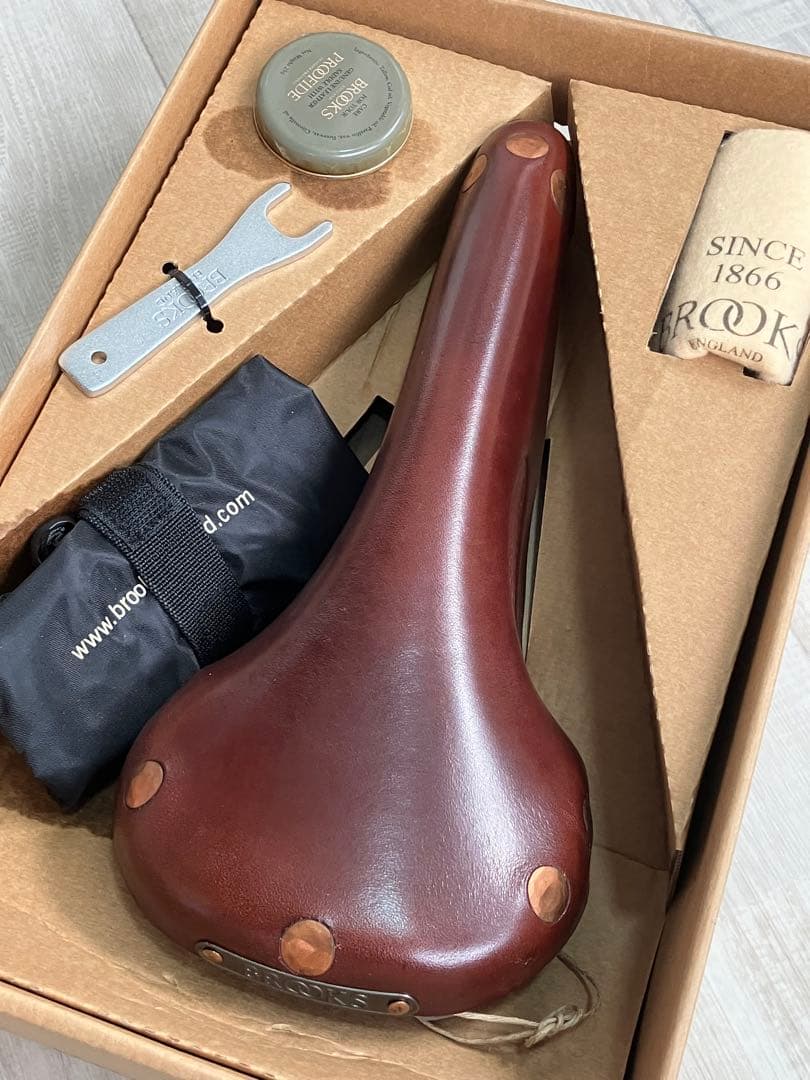 Brooks ブルックス　チタン　スプリンターB17 ブラウンレザーサドル　B1