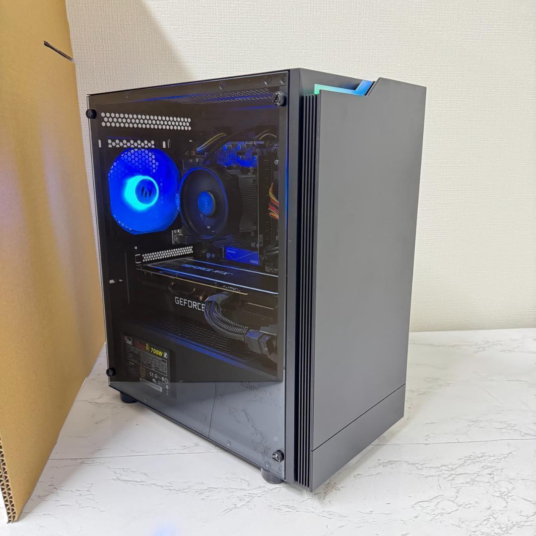 【即納激安】RX9070XT搭載ゲーミングPCフルセット✨新品ケース✨黒
